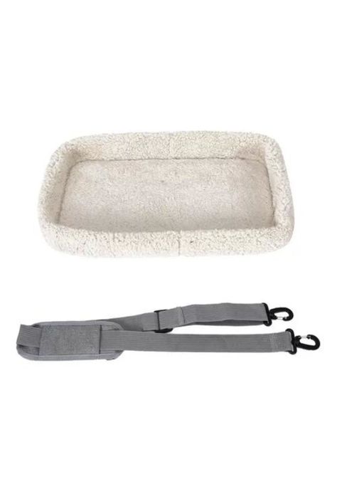 Bolso transportador para mascotas gris-3