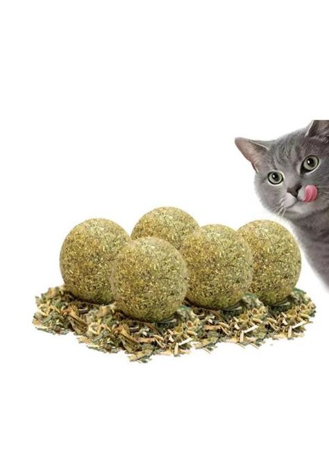 X5 Bolas Catnipo - Juegos para Gatos, Hierba Gatuna Roro, Pelota Interactiva para Gatos-0