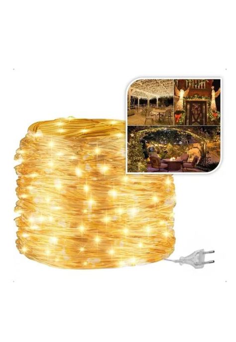 Guirnalda LED Hada Alambre Manguera 40m Luces Navideñas-1