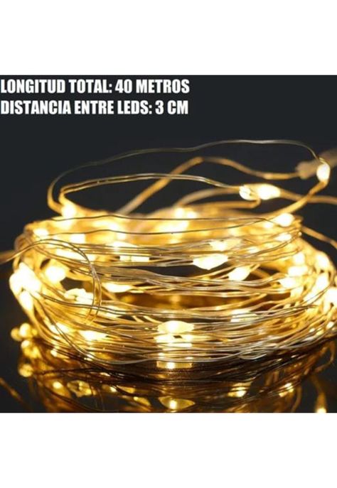 Guirnalda LED Hada Alambre Manguera 40m Luces Navideñas-2
