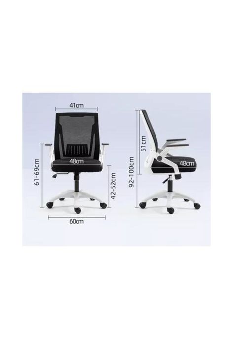 Silla de oficina ejecutiva con asiento de memoria multicolor-3