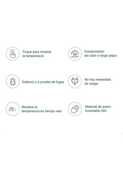 Termo Digital de Acero Inoxidable - Inteligente, 500 ml, Color Rojo-7