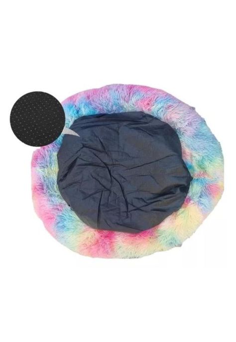 Cama cojín de felpa suave para perro y gato 70 cm-6