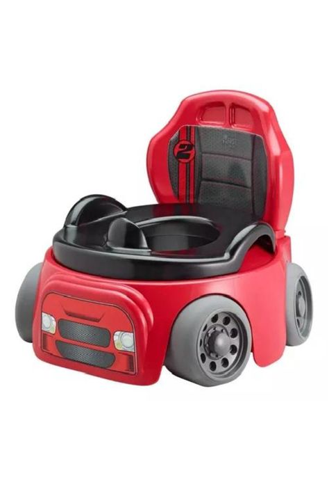 Bacinica Entrenador de Baño - Carro Coche Wheels para Niños, Color Rojo-0