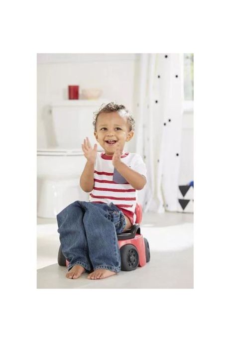 Bacinica Entrenador de Baño - Carro Coche Wheels para Niños, Color Rojo-2