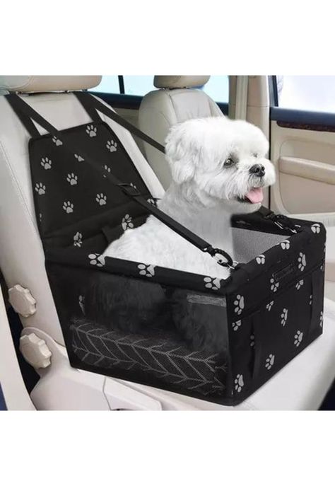 Alfombrilla de coche para mascotas malla transpirable negra-6