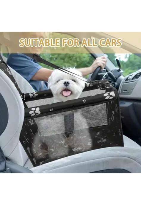 Alfombrilla de coche para mascotas malla transpirable negra-7