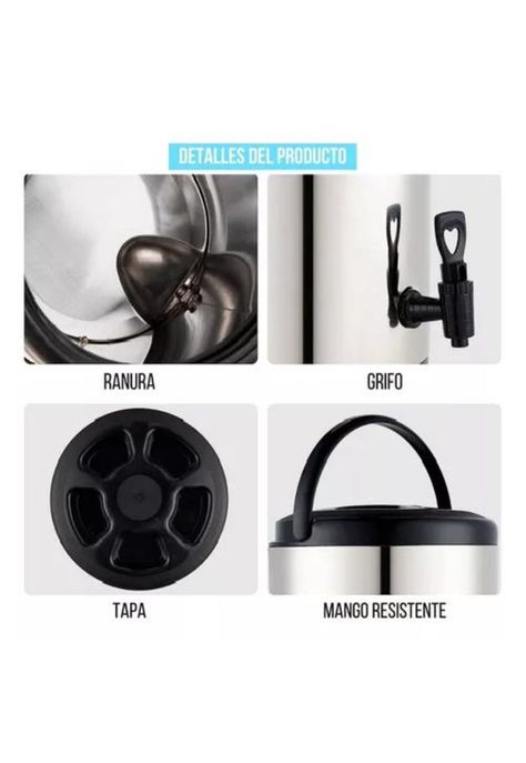 Termo para Agua Caliente - Termo de 10 L, Dispensador-1