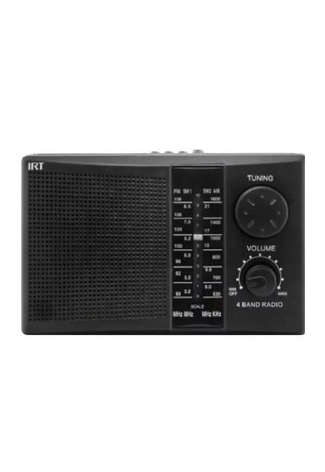 Radio portátil IRT recargable FM/AM, USB, MP3, SD, 220V-3