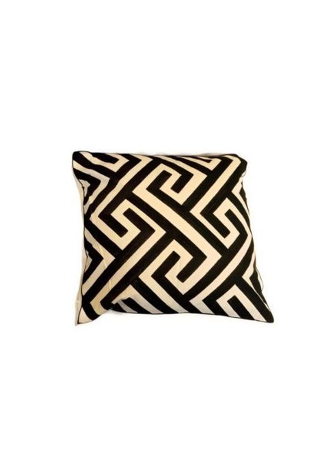 Pack de 4 Fundas para Cojín 45x45 cm Negro-0