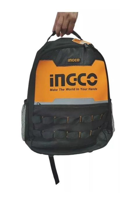 Mochila industrial porta herramientas 45x34x17 cm, carga 8 kg, color negro-2
