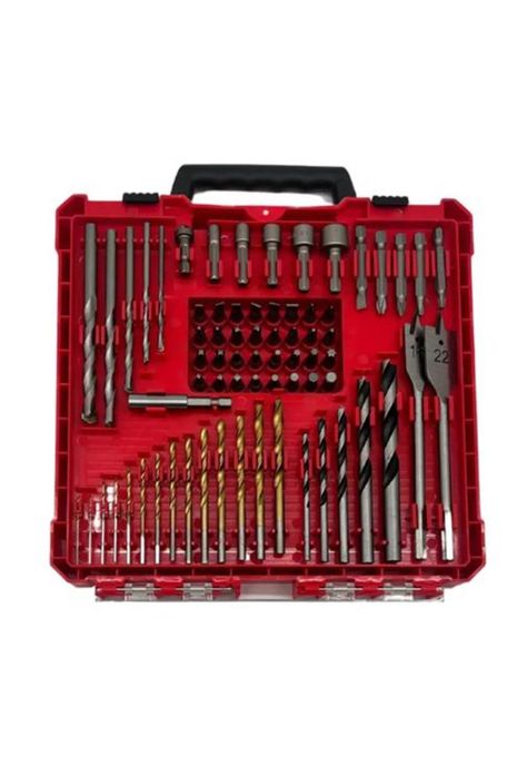 Kit de 70 brocas, dados y puntas de taladro Lernen, color negro-3