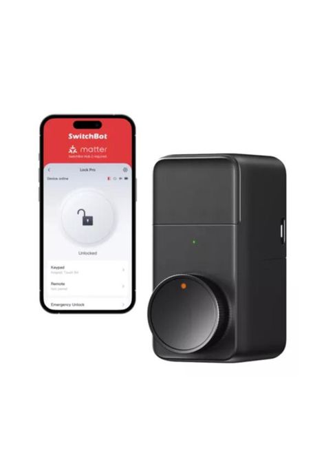 Cerradura Inteligente Retrofit Compatible con Comandos de Voz Negra-2