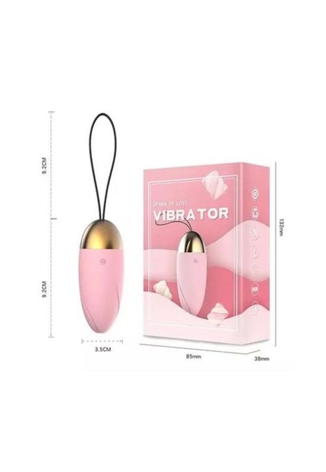 Vibrador huevo, juego sexual masaje vibratorio, juguete sexual, color rosa-2