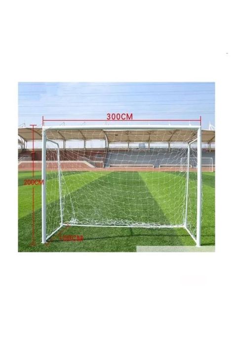 2 mallas fútbol baby fútbol 3x2 m blancas-5
