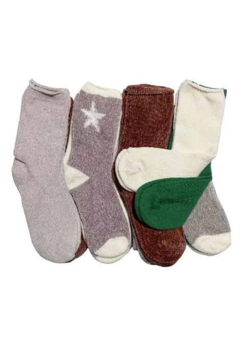 Pack de 12 calcetines para mujer, toalla polar, unicolor + diseños, multicolor-1