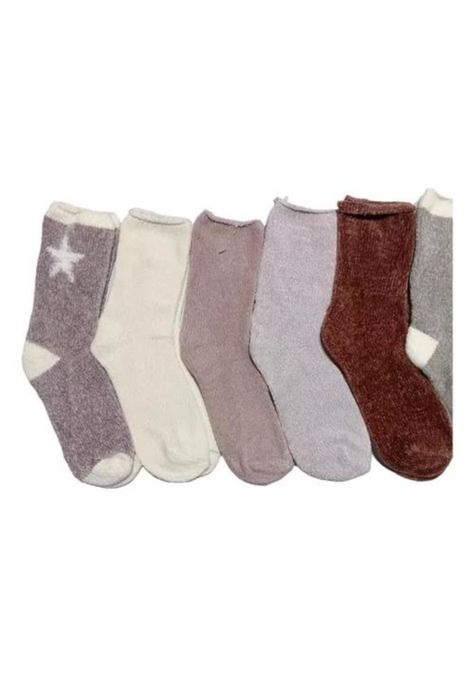 Pack de 12 calcetines para mujer, toalla polar, unicolor + diseños, multicolor-2