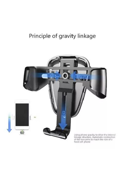 Cargador inalámbrico celular auto 10W soporte carga rápida-4
