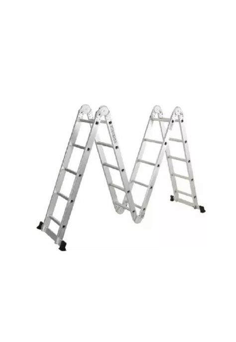 Escalera Aluminio Multiuso 5,7 Mts. Gris-3