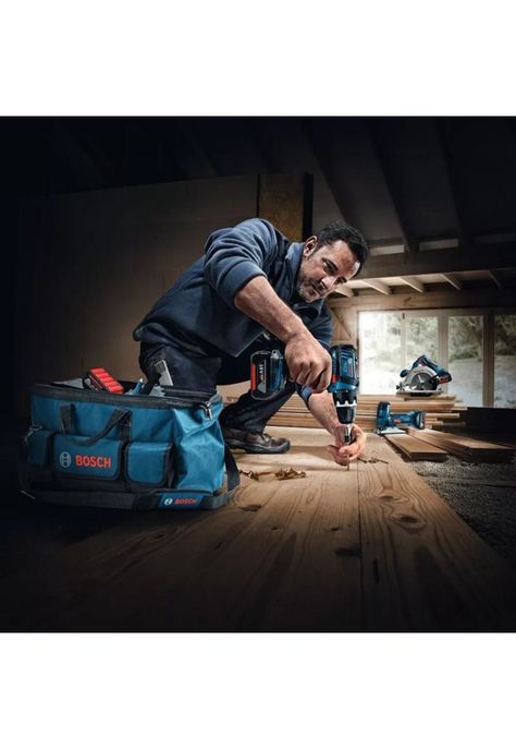 Bolso de transporte grande Bosch 35x35x55 cm, color azul-5