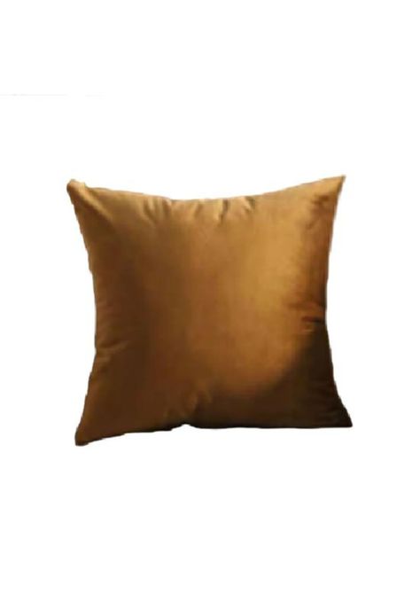 Funda para Cojín Velvet Terciopelo Liso en Variedad de Colores - Bronce-0