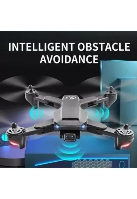 Dron Semiprofesional Cámara Hd Wifi Control Remoto Negro-4