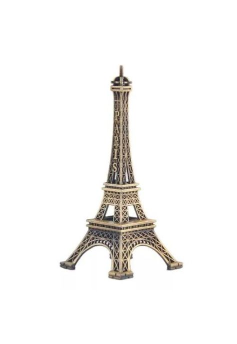 Pack de 2 adornos de Torre Eiffel metálica, París, Francia-1