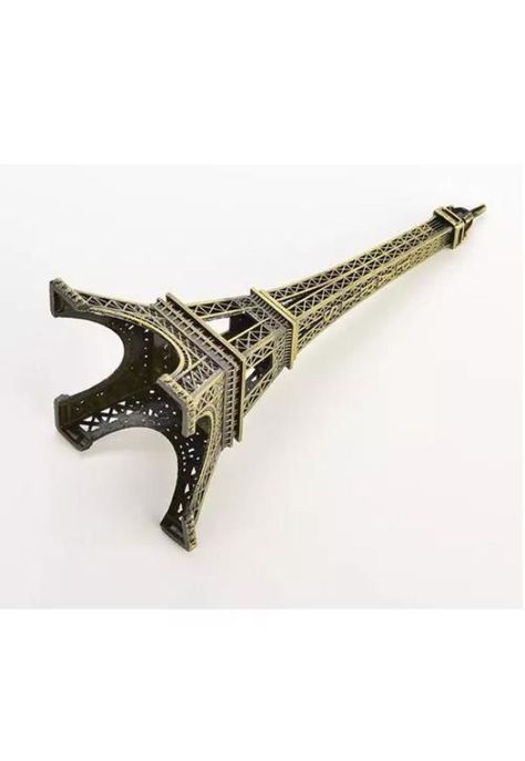 Pack de 2 adornos de Torre Eiffel metálica, París, Francia-3