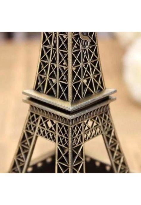 Pack de 2 adornos de Torre Eiffel metálica, París, Francia-5