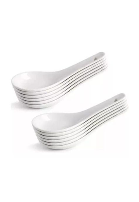 Pack cucharas ceramica ceviche aperitivo coctel blanco-1