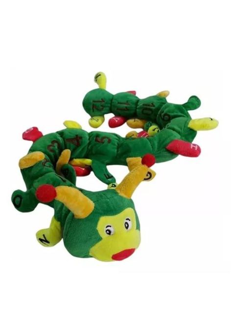 Peluche Oruga Requetepatitas - Números y Letras 87 cm para Bebés-0