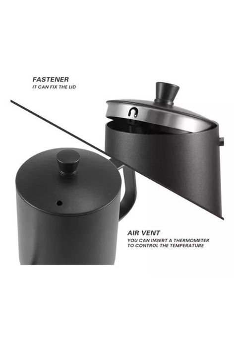 Cafetera Tetera Cuello de Cisne - Acero Inoxidable 350 , Ideal para Verter-3