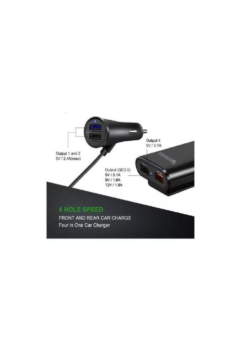 Cargador rápido 4 USB automóvil 35W-2