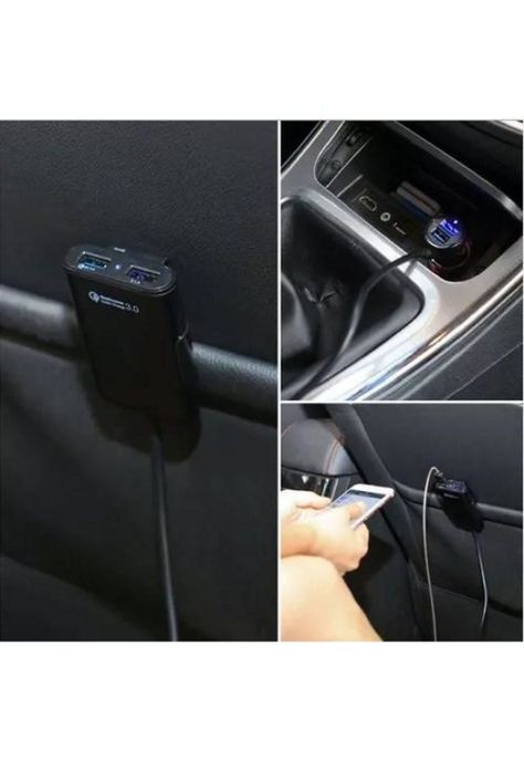 Cargador rápido 4 USB automóvil 35W-4