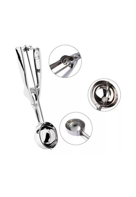Cuchara helado , color plata-2