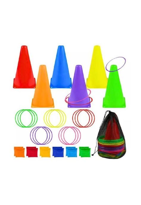 Pack de Entrenamiento - Conos + Bolsas de Arena + Aros de Agilidad-4