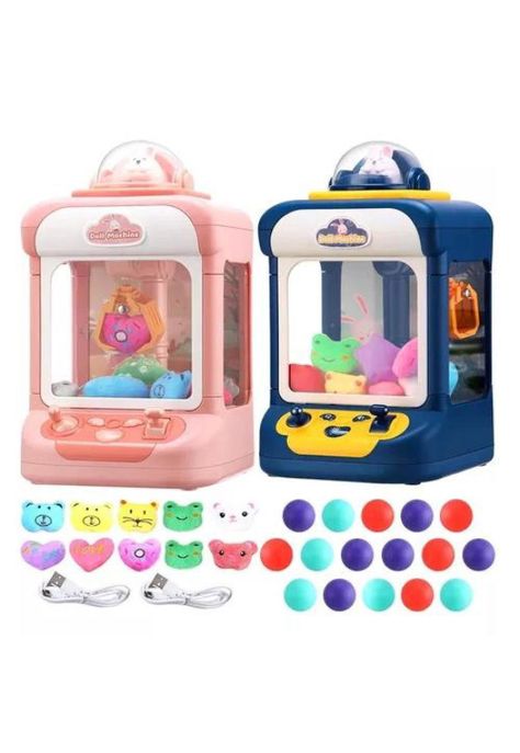 Mini Máquina Atrapa Peluches Garra - Juguete Premio Color Azul-2
