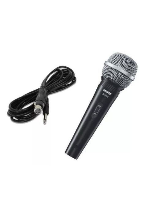 Micrófono Dinámico SV100 - Shure, Color Negro-3