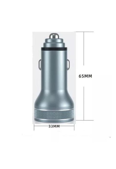 Cargador auto Essager carga rápida 36W tipo USB y tipo C gris-1