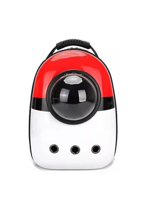 Mochila bolso ojo transparente para mascotas perro y gato multicolor-3