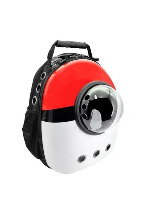 Mochila bolso ojo transparente para mascotas perro y gato multicolor-5