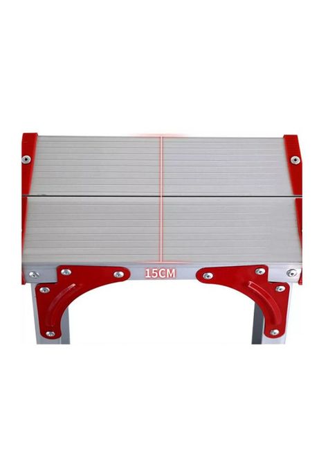 Escalera de aluminio ultra resistente color gris-5