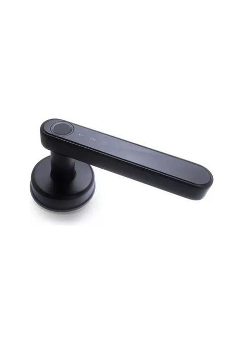 Cerradura Inteligente Bluetooth Huella Digital App Negra-0