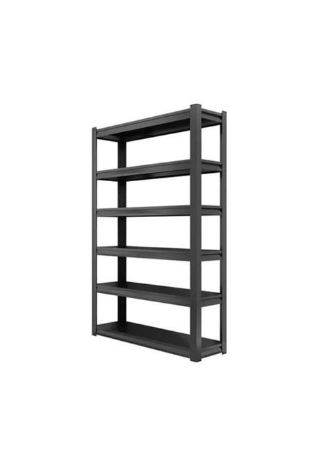 Estante Metálico Armable 100x30x183cm Organizador Negro-1