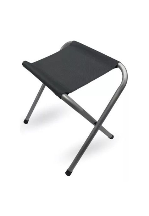 Asiento plegable para camping negro-0