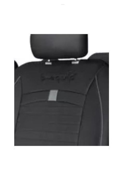 Fundas Cubreasiento B-Equip Ecocuero Universales Negro-1