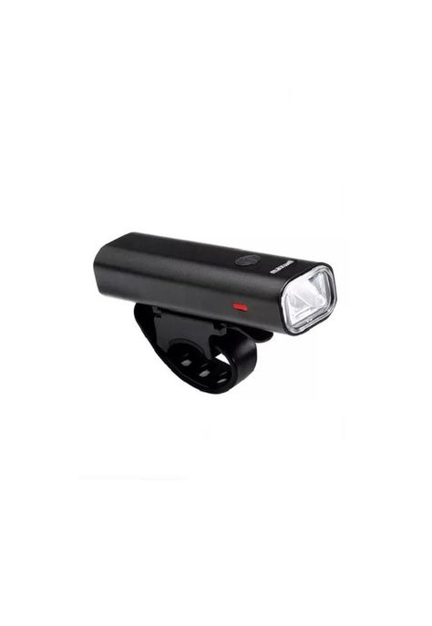 Luz Bicicleta - Set Delantera y Trasera, USB, Maxwell, Impermeable, Color Negro-0