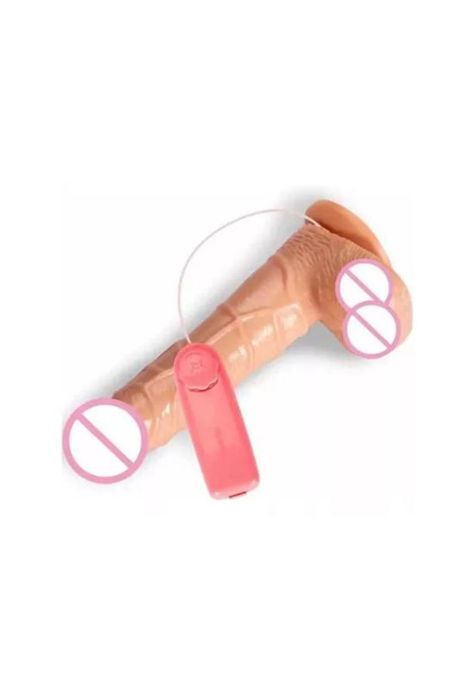 Vibrador Controlado, Masturbador Pene, Consolador Sexual para Mujer, Color Carne-3