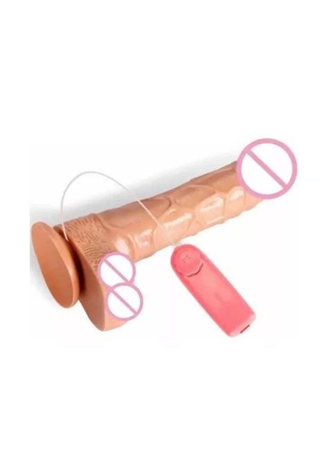Vibrador Controlado, Masturbador Pene, Consolador Sexual para Mujer, Color Carne-6