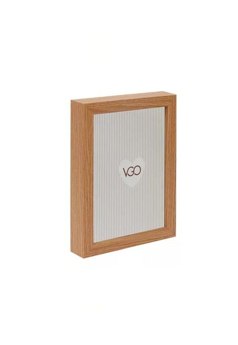 Marco Madera Tipo Box 13x18cm Beige-0